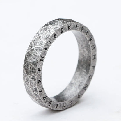 Stainless Steel Viking Rune Ring